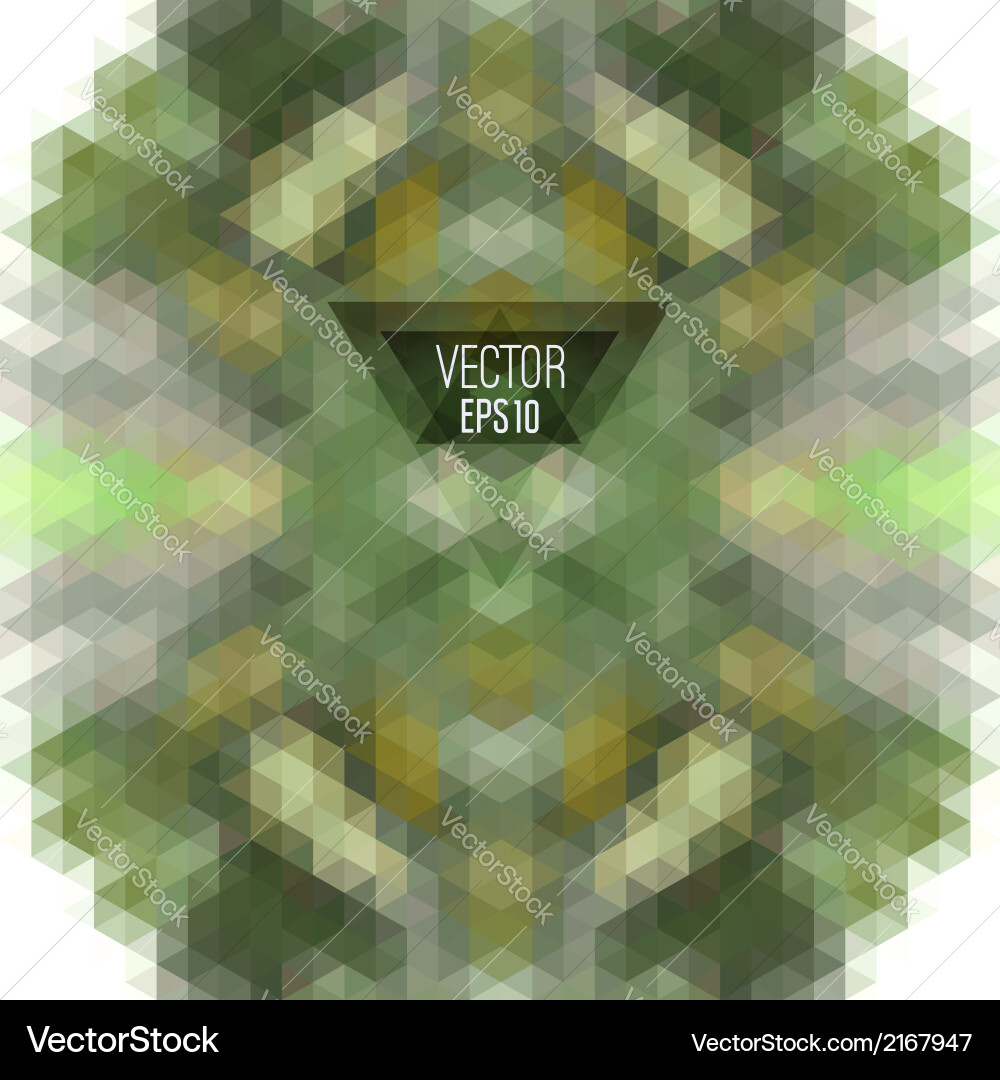 Retro pattern of geometric shapes Vector Image