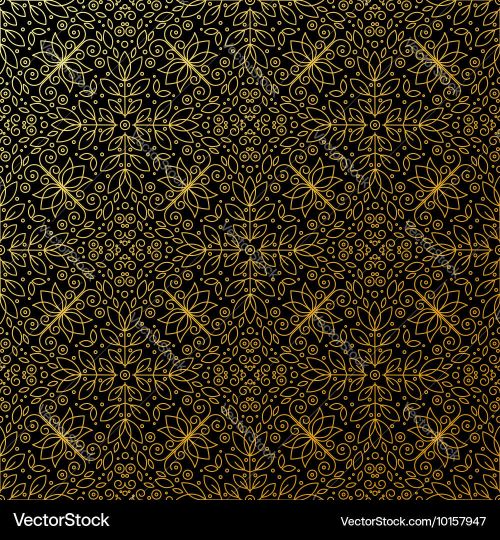 Seamless texture with vintage geometric ornament Vector Image