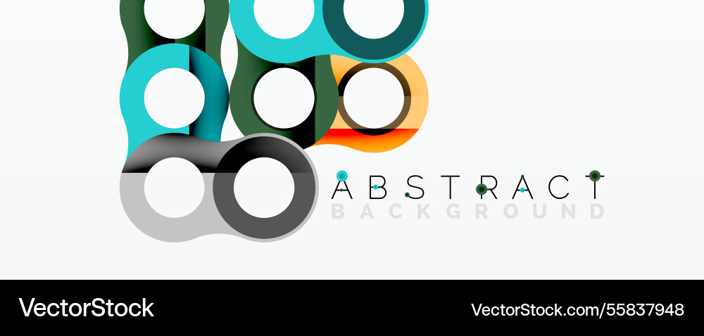 Abstract circle element composition Abstract circle element composition vector image