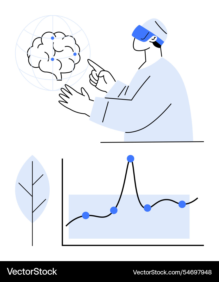 Exploring human brain functionality through Exploring human brain functionality through vector image