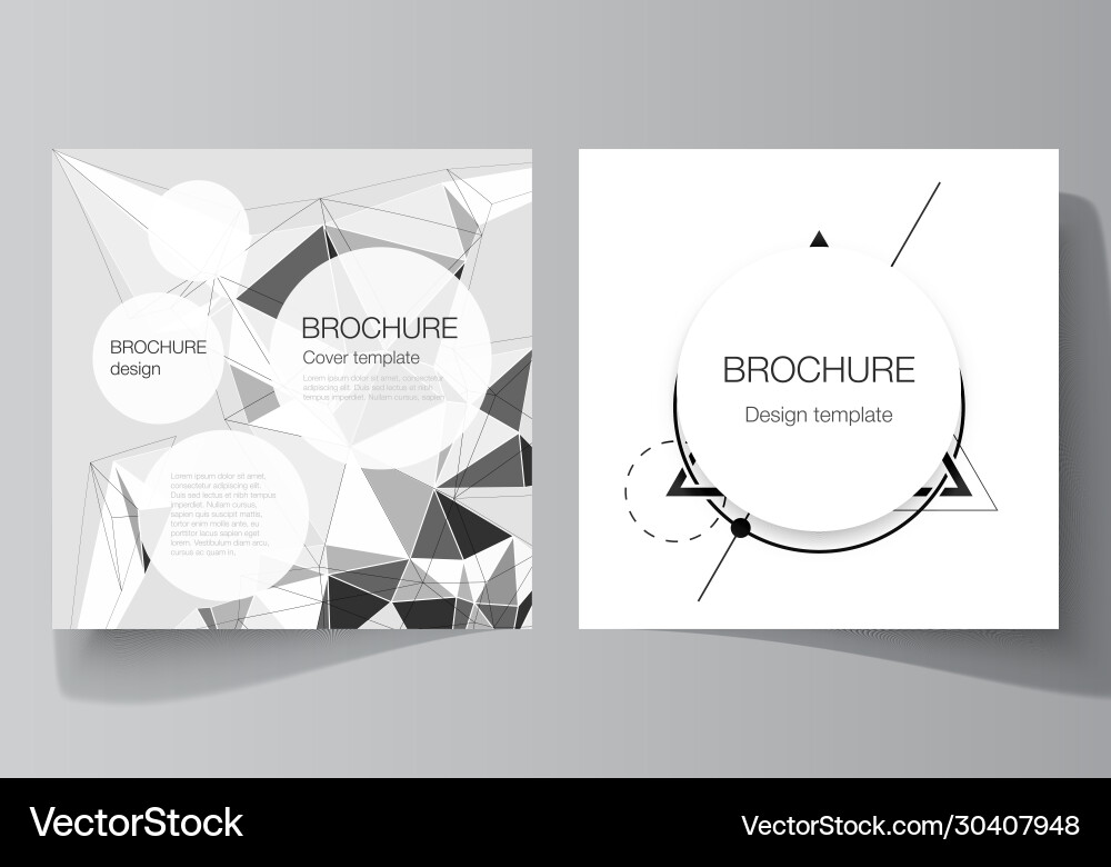 Minimal layout two square Minimal layout two square vector image