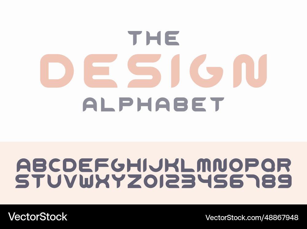 Moderne stilvolle Schrift trendy englisch Moderne stilvolle Schrift trendy englisch vektorbild
