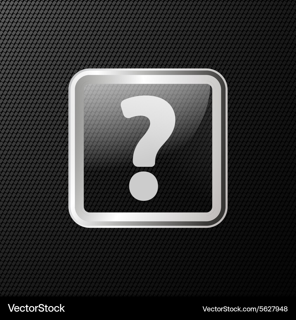 Question mark web icon background Vector Image