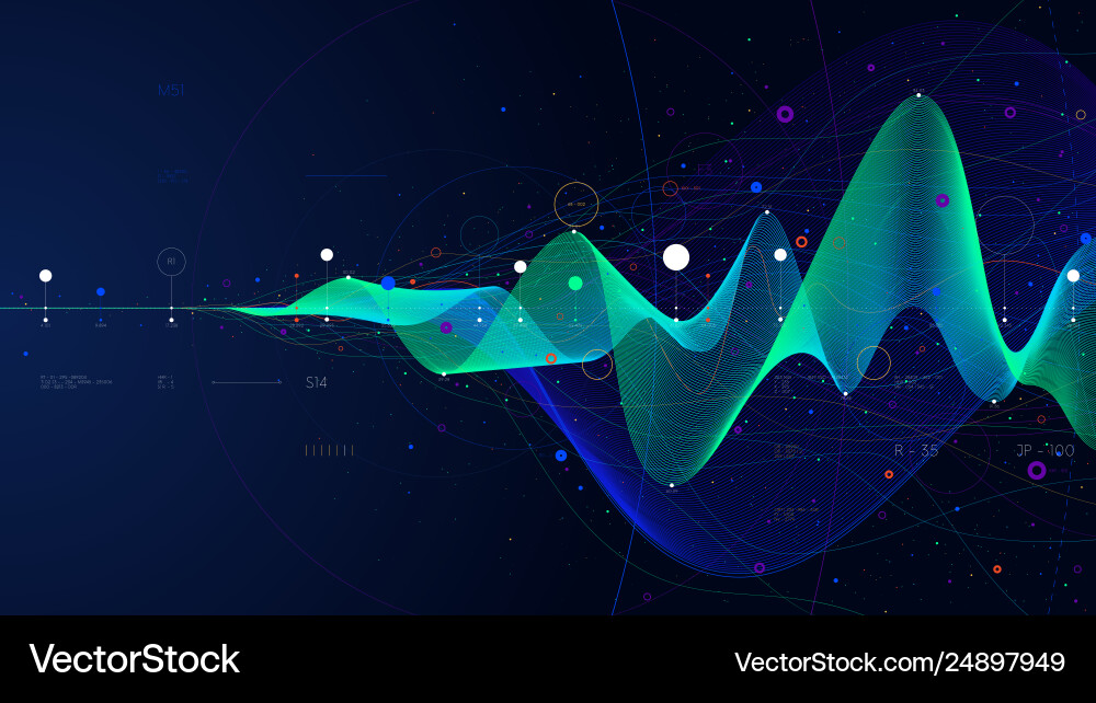 Big Data Stream Analytics vector image