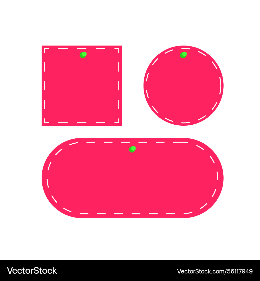 Design shape border Design shape border vector image