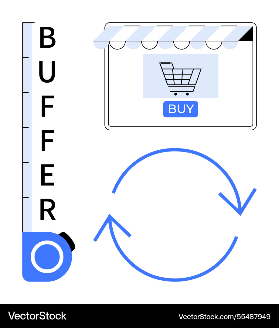 E-commerce loading progress bar with shopping cart E-commerce loading progress bar with shopping cart vector image