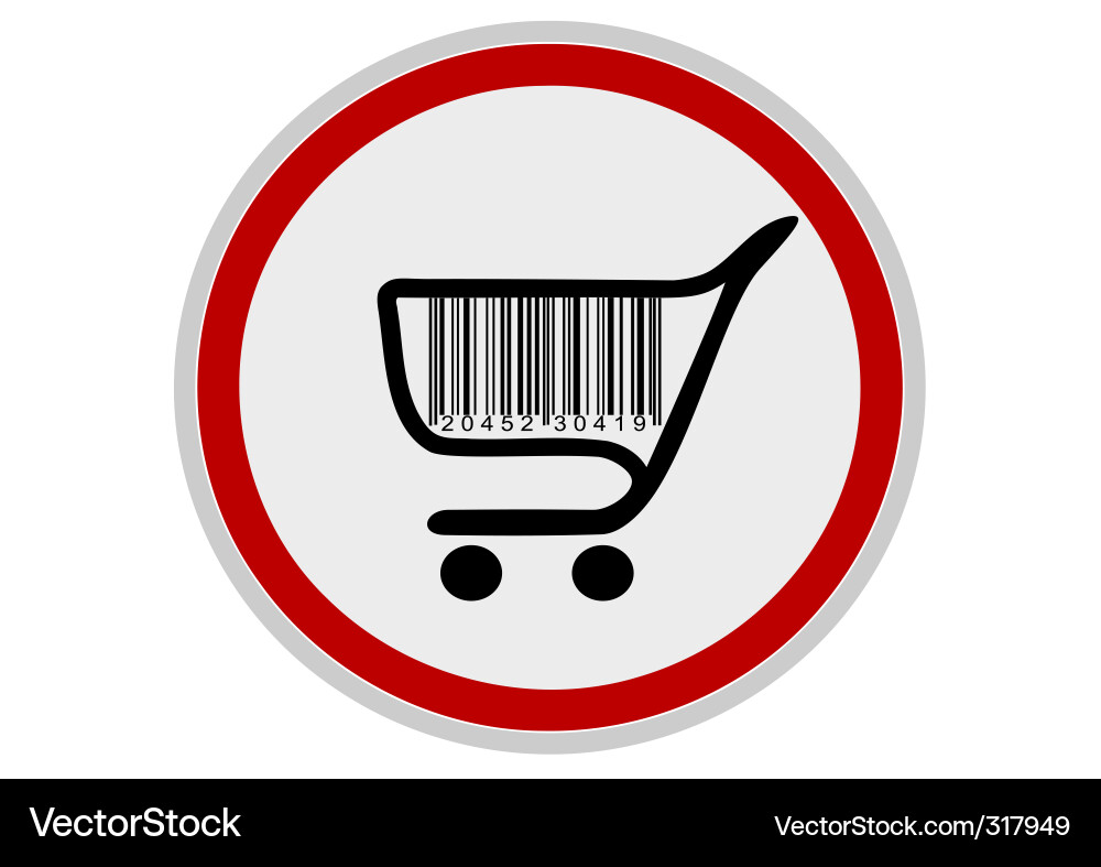 Shopping Cart Symbol vector image