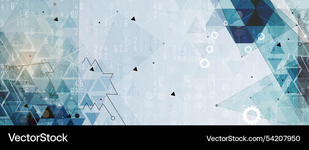 Abstract geometric triangle background Abstract geometric triangle background vector image