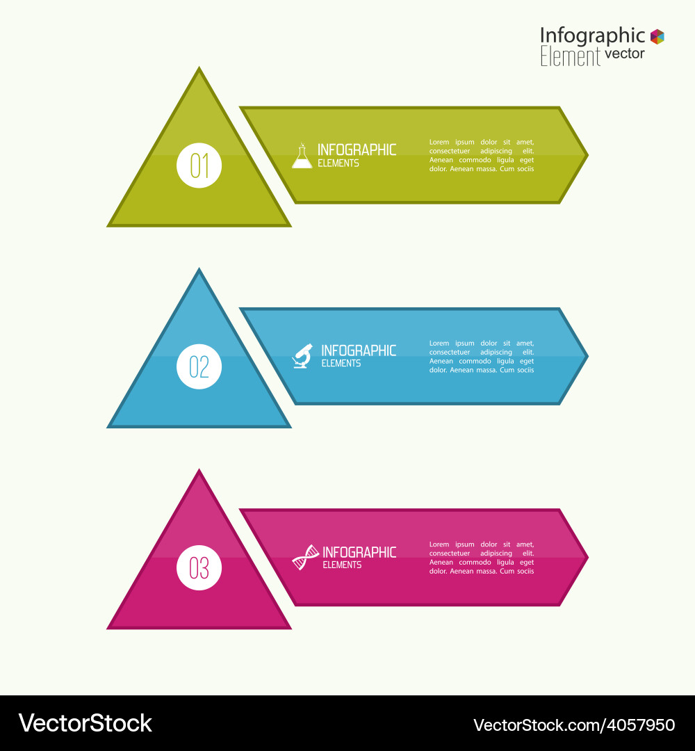 Comparative chart with templates for presentation vector image