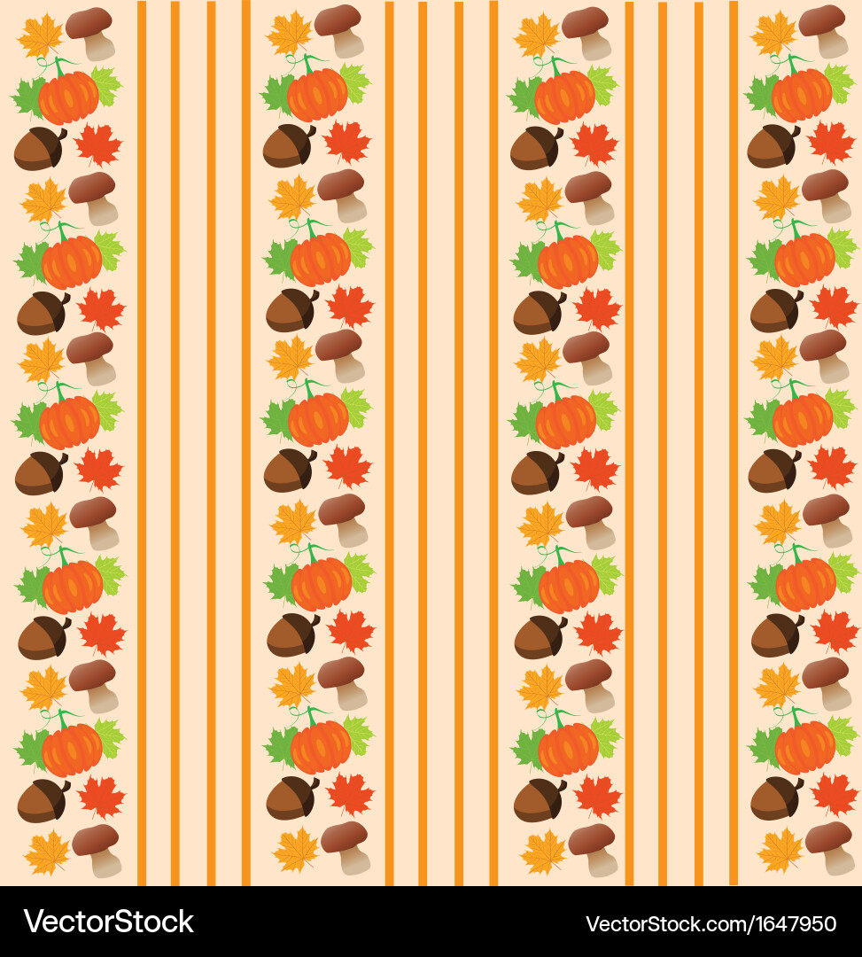 Pattern fall Royalty Free Vector Image - VectorStock