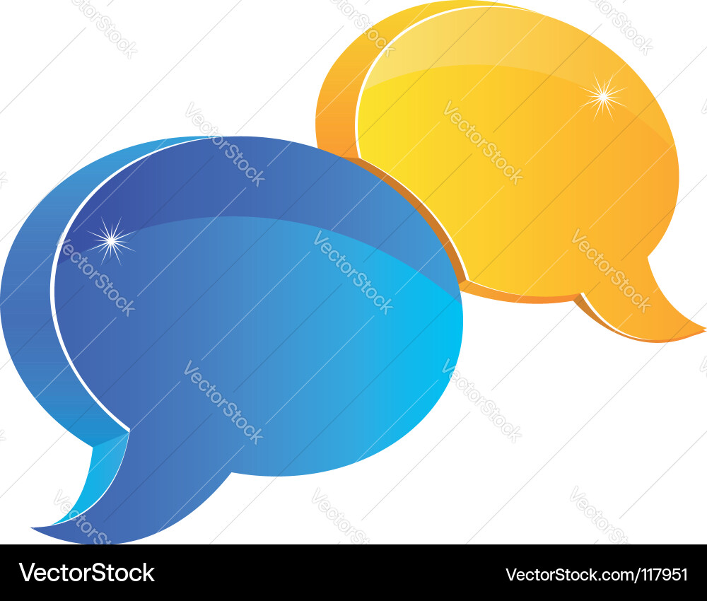Speech or chat icon Royalty Free Vector Image - VectorStock