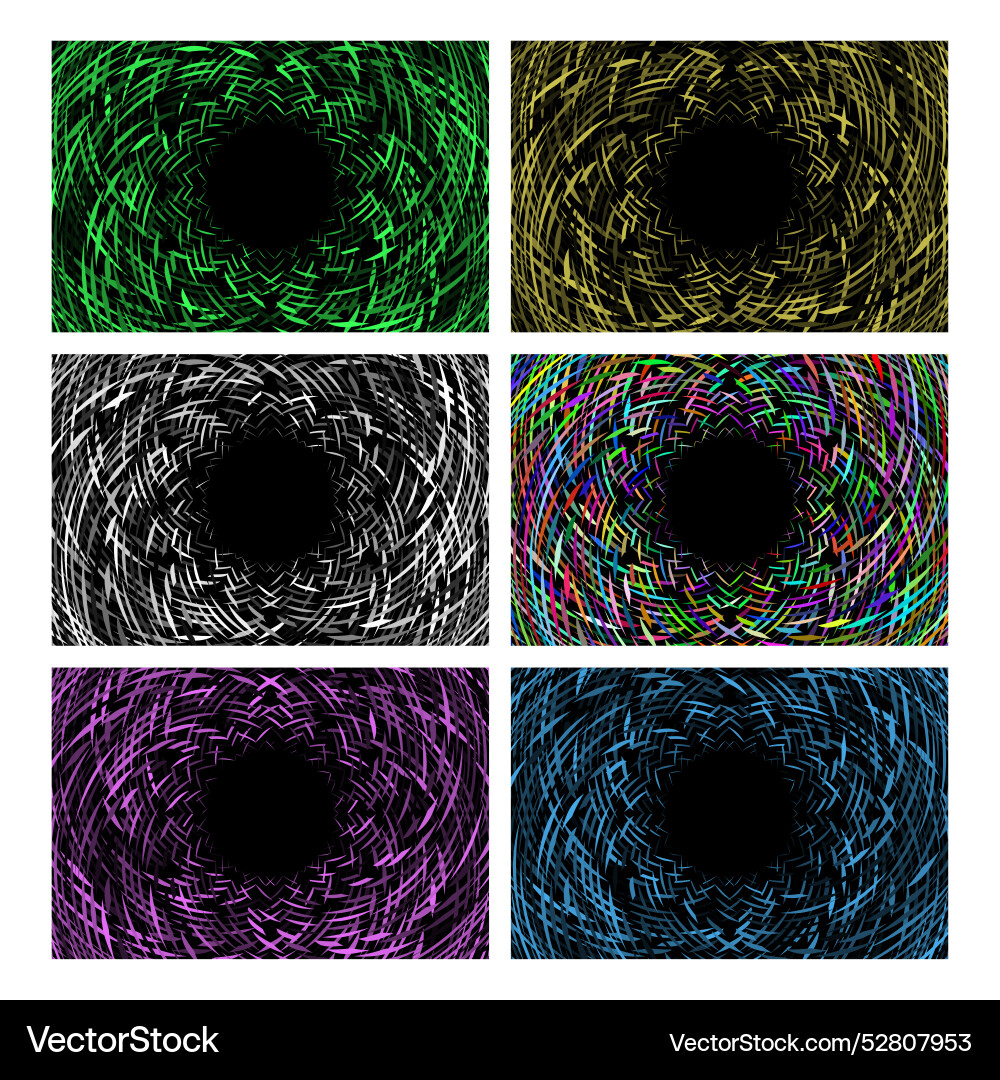 Circle abstract particles flying background vector image