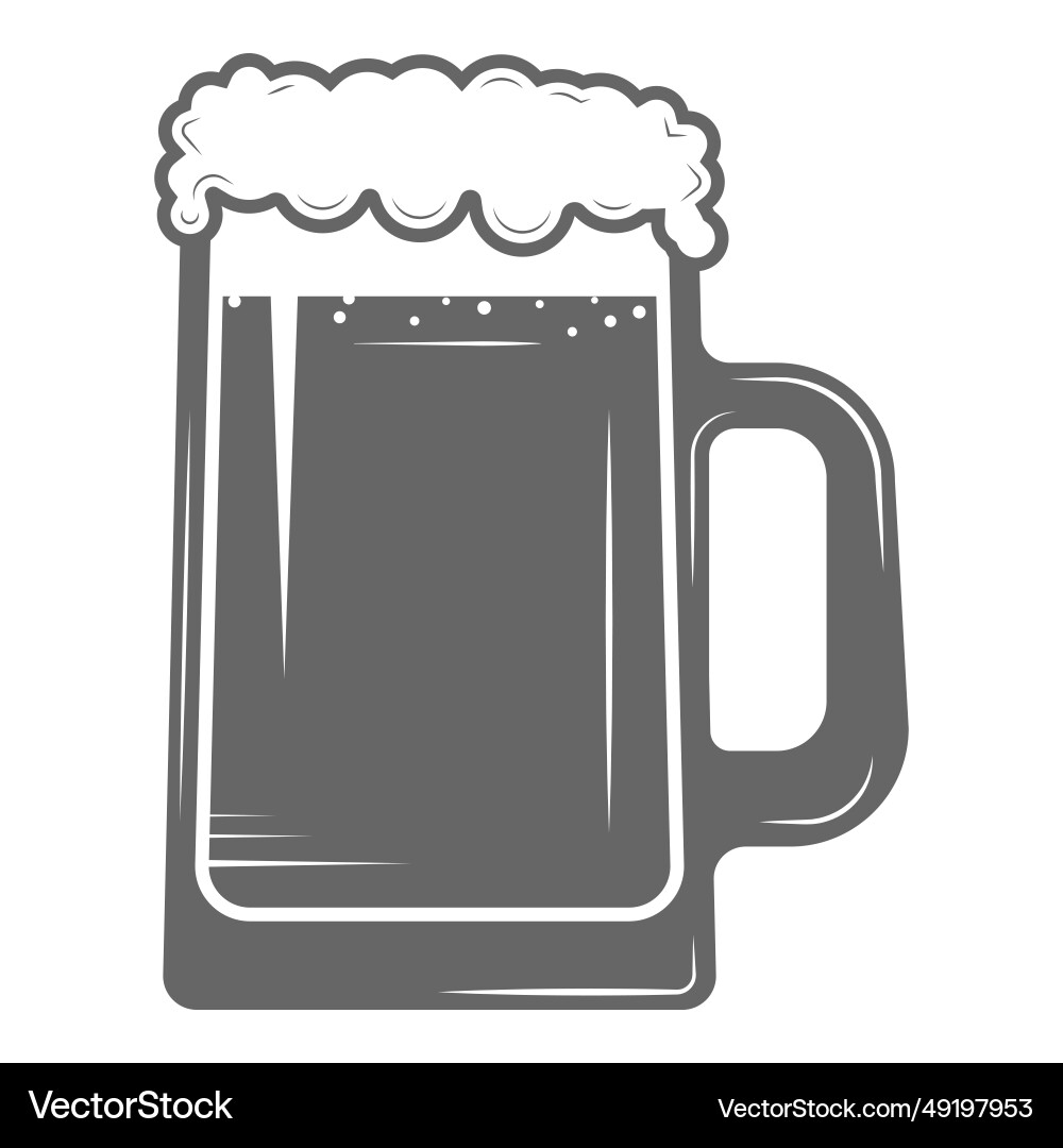 Set of two-color beer craft icons item 9 vector image