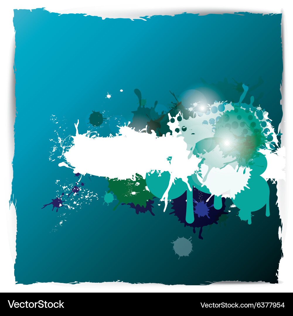 Abstract background with splash vector image