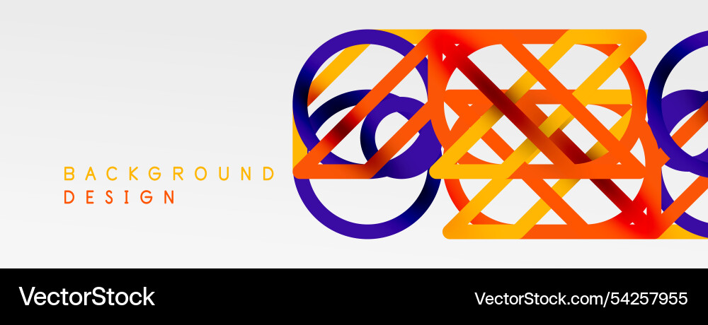 Abstract background - colorful circle lines Abstract background - colorful circle lines vector image