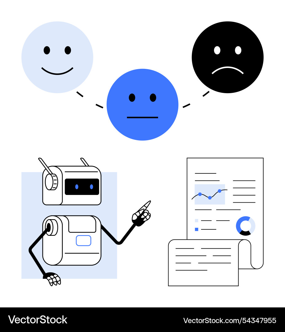 Customer feedback analysis using advanced Vector Image