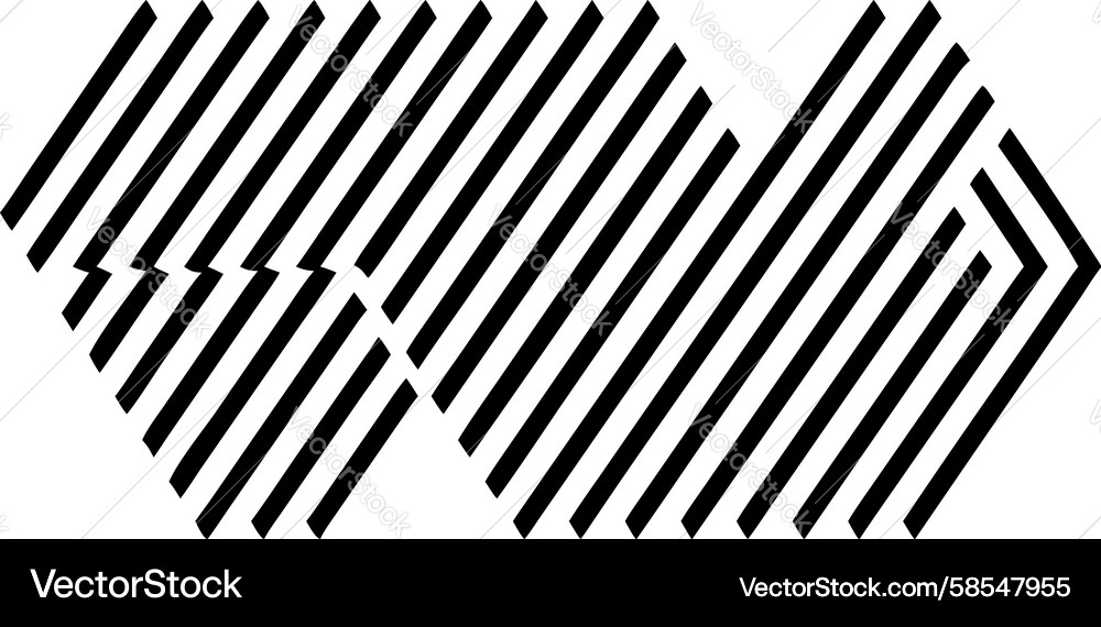 Dynamic Chevron Stripe Pattern Vector Image