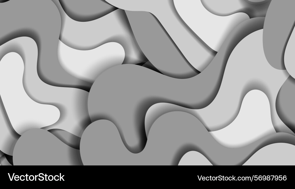 Abstract gray color fluid and shadow on background Abstract gray color fluid and shadow on background vector image