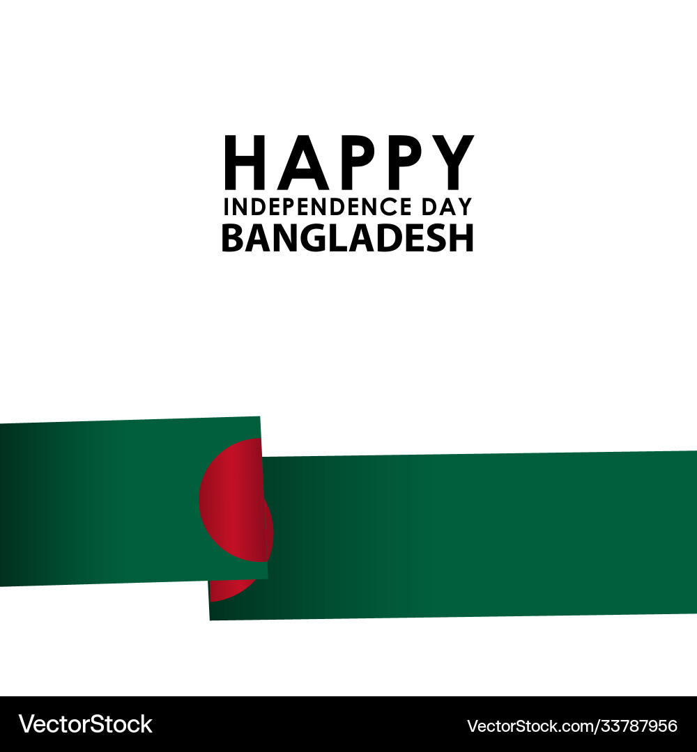 Happy bangladesh independence day celebration Happy bangladesh independence day celebration vector image