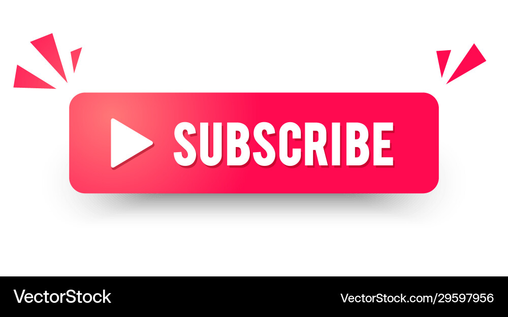 Modern Flat Button Set vector image
