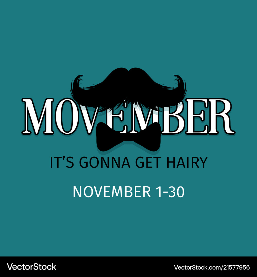 Moustaches movember blog post template – Royalty-Free Vector | VectorStock, image size:1000x1080