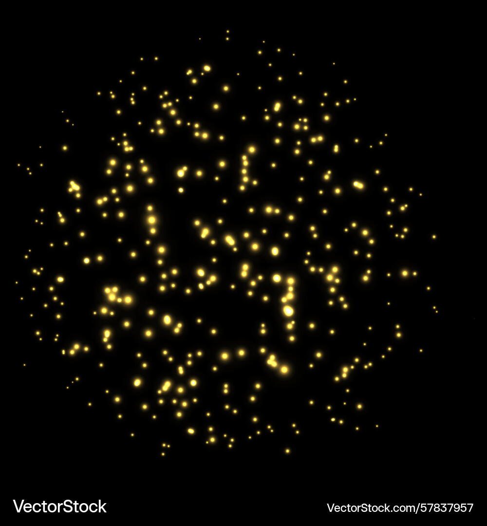 Realistic firecracker exploding yellow Realistic firecracker exploding yellow Vector Image