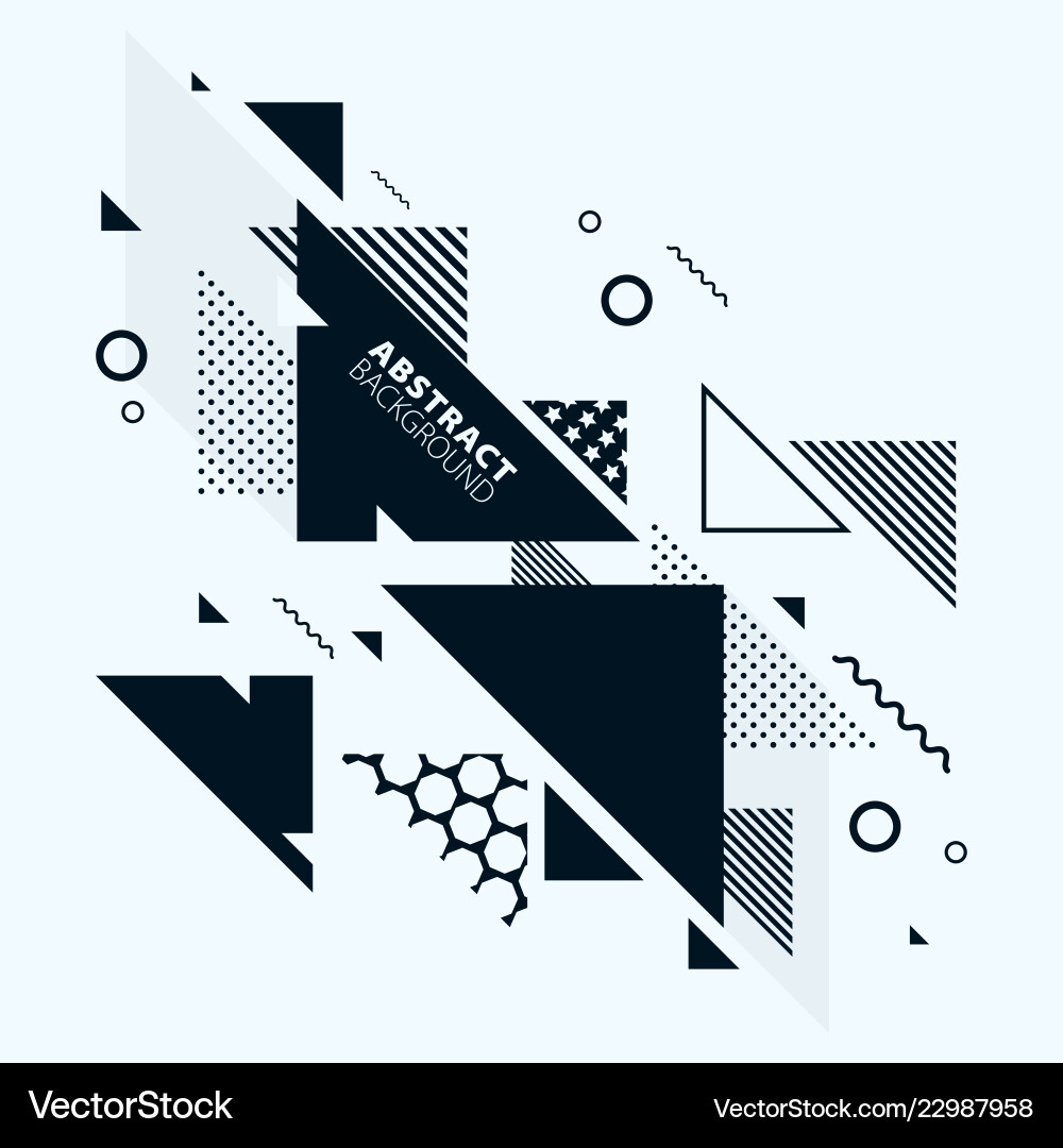 Abstract art background with geometric elements Abstract art background with geometric elements vector image