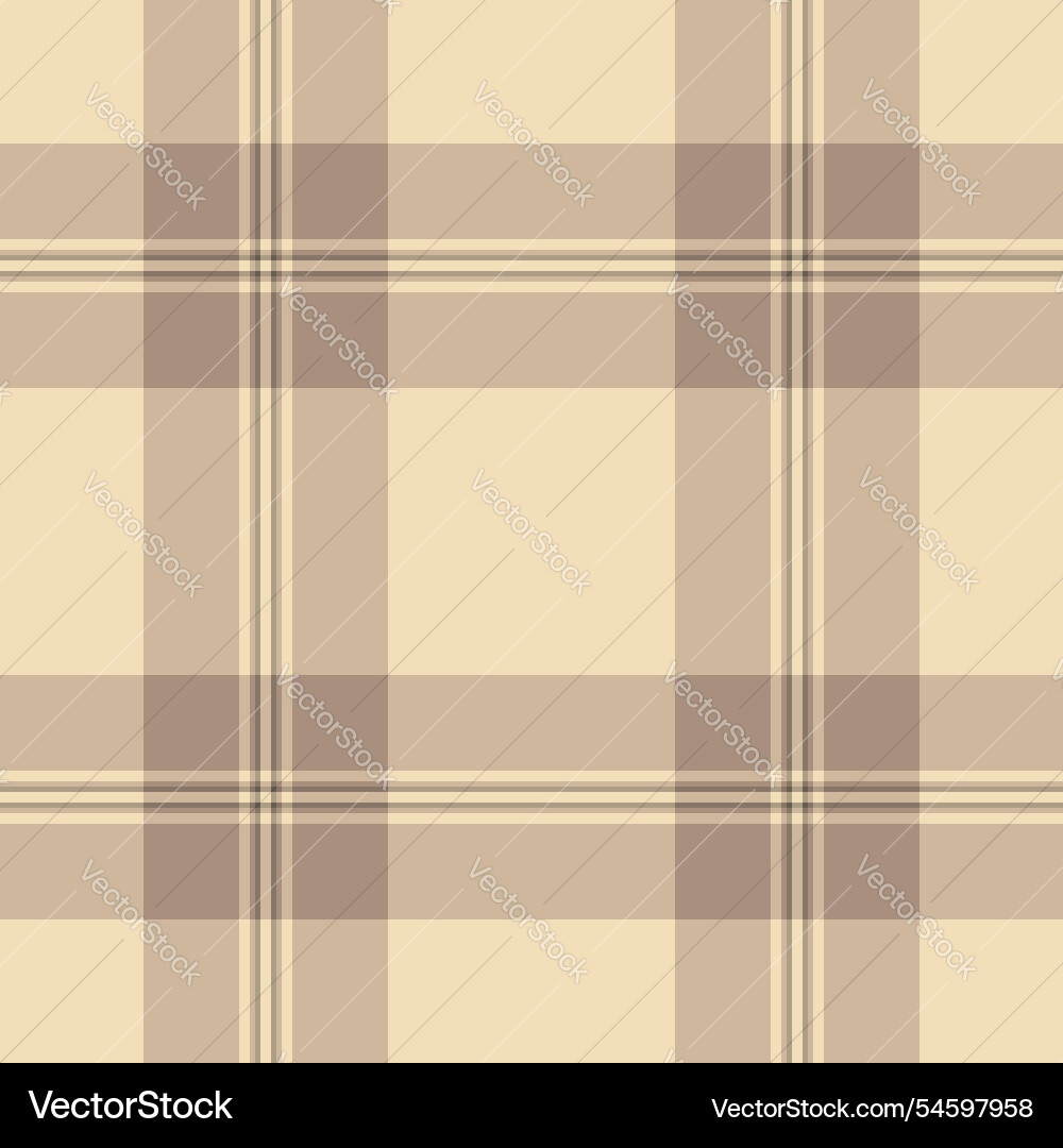 Linen textile seamless plaid menu check pattern Vector Image