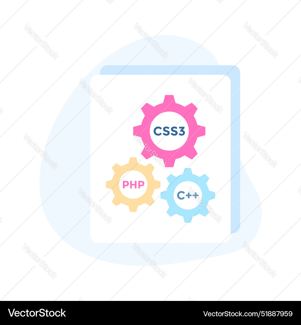 Have a look at this amazing icon of programming vector image