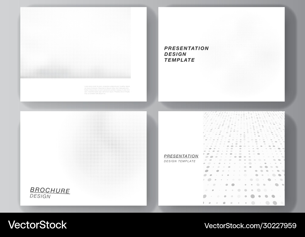 Layout presentation slides design Layout presentation slides design vector image