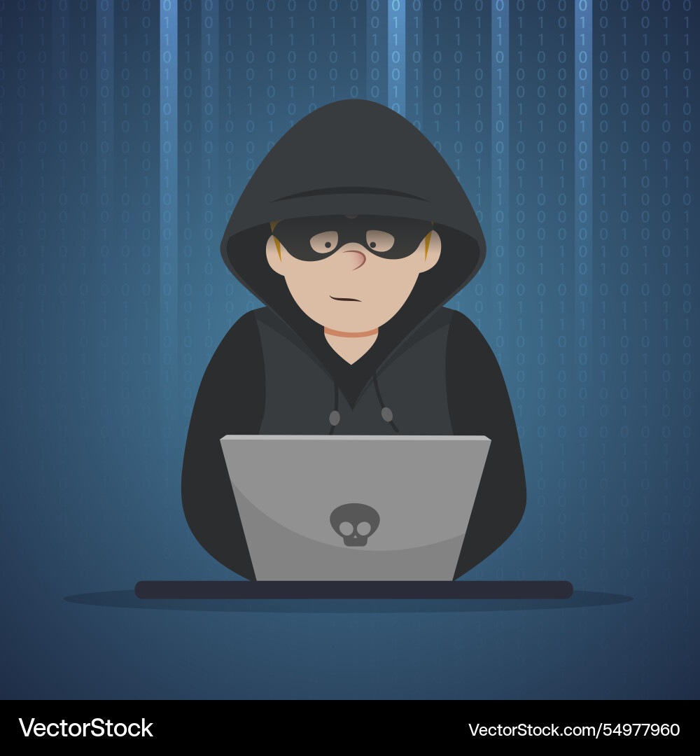 Hacker activity concept Vector Image