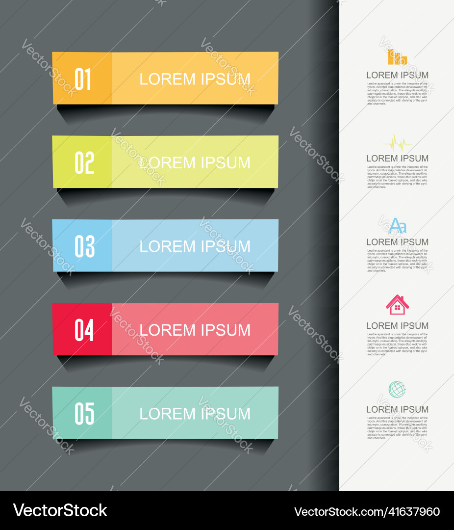 Web banners design can be used for workflow Web banners design can be used for workflow vector image