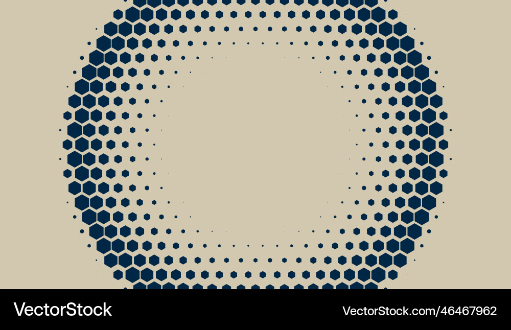 2d abstract geometric wave hex halftone pattern 2d abstract geometric wave hex halftone pattern vector image
