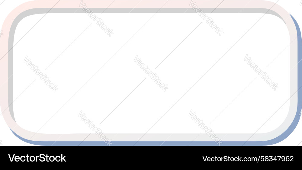 Elegant Rounded Frame - Soft Gradient Vector Image