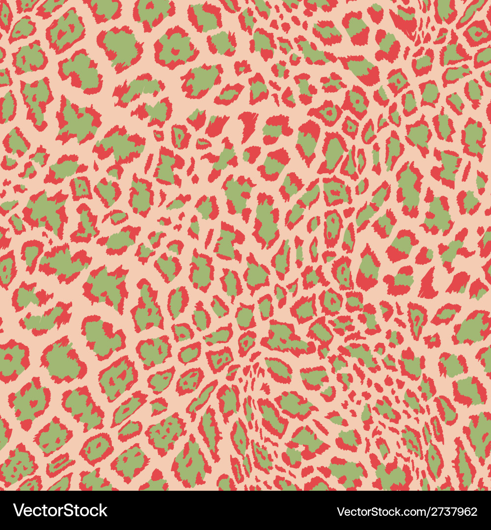 Leopard Seamless Pattern Vector Image