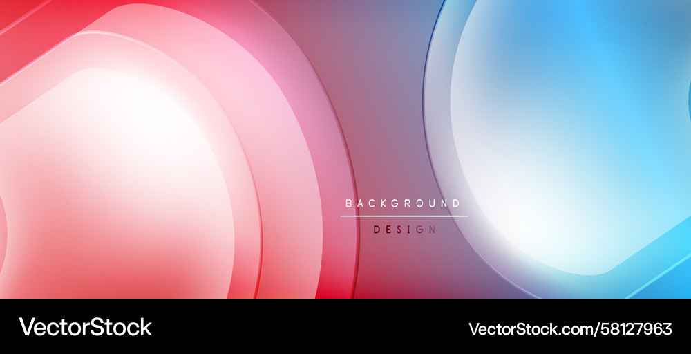 Fluid Color Blend Abstract Background Vector Image