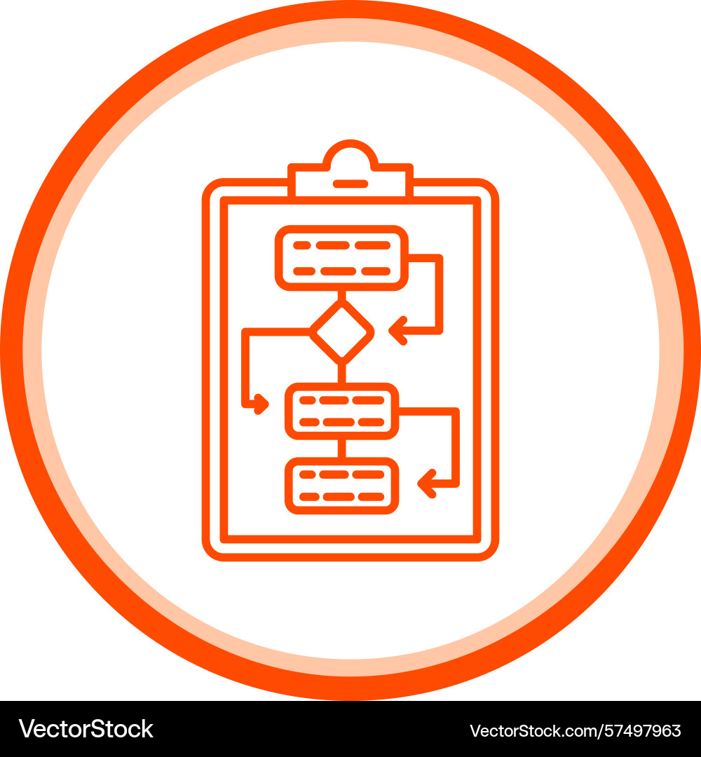 Workflow icon vector image