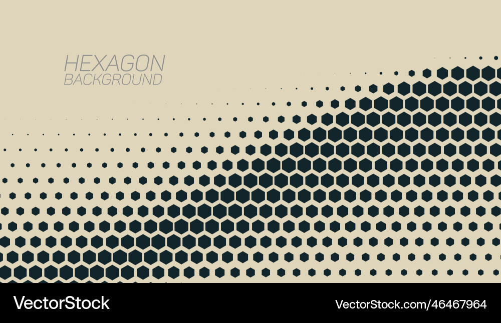 2d abstract geometric wave hex halftone pattern 2d abstract geometric wave hex halftone pattern vector image