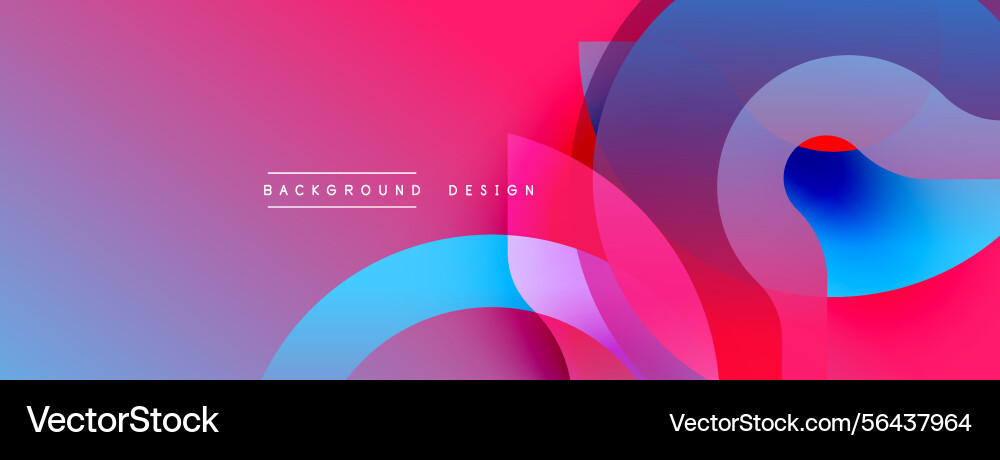 Abstract colorful shapes overlap gradient hues Abstract colorful shapes overlap gradient hues vector image