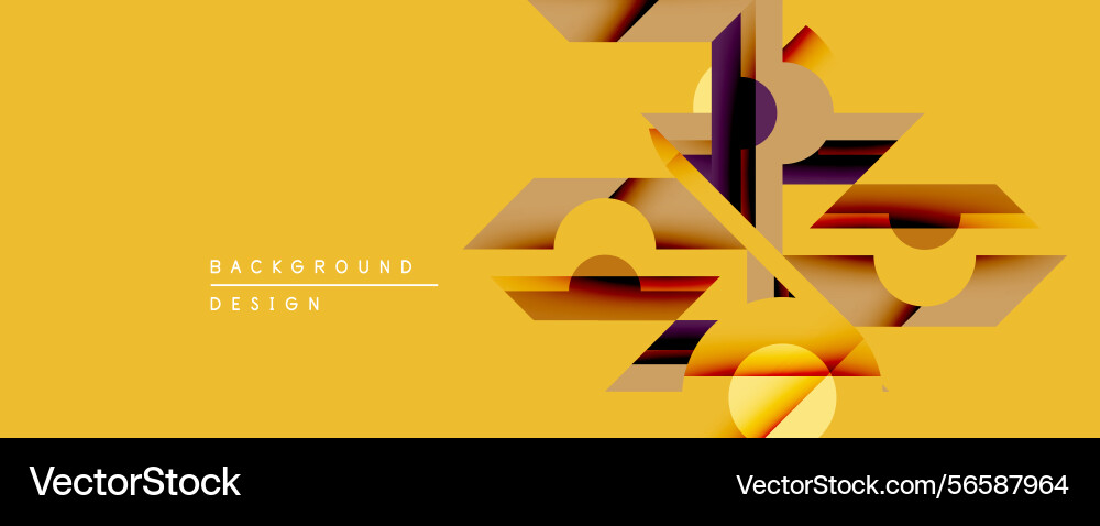 Abstract geometric shapes overlap creating Abstract geometric shapes overlap creating vector image