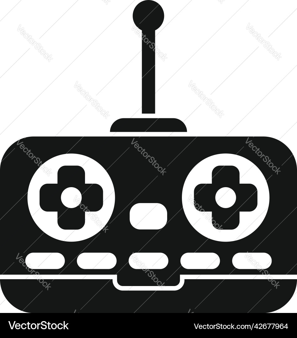 Air joystick control icon simple data Air joystick control icon simple data Vector Image