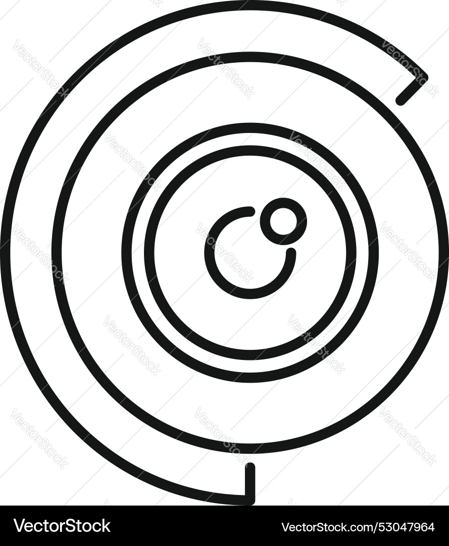 Camera lens is detecting object focusing outline Camera lens is detecting object focusing outline vector image