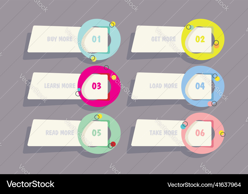 Web banners design can be used for workflow Web banners design can be used for workflow vector image