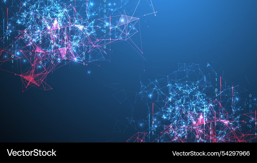 Big data futuristic technology light design datum Big data futuristic technology light design datum vector image