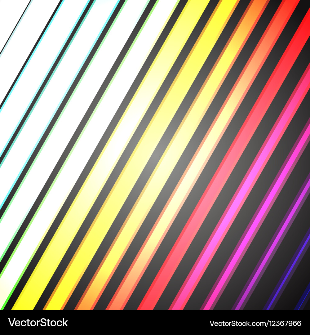 Bright color diagonal rectangles colorful design vector image