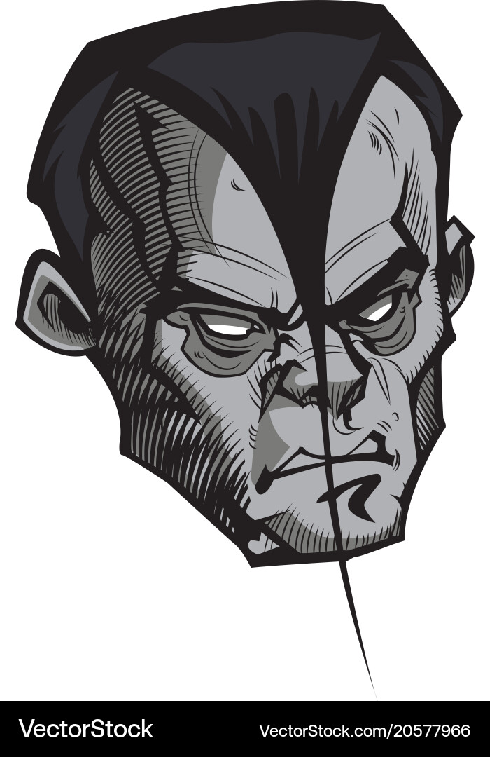 Dr. Chud - Nightmare Aesthetic vector image