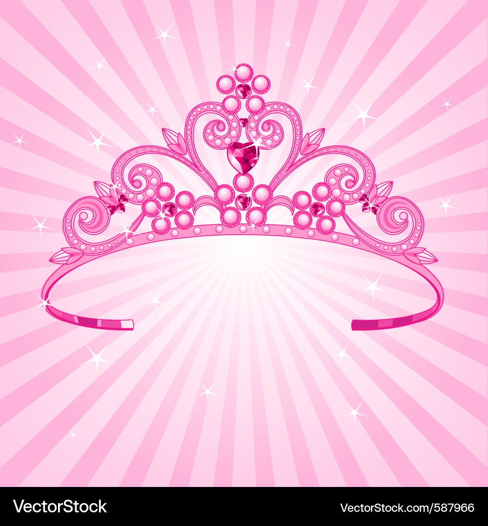 Princess crown Royalty Free Vector Image - VectorStock