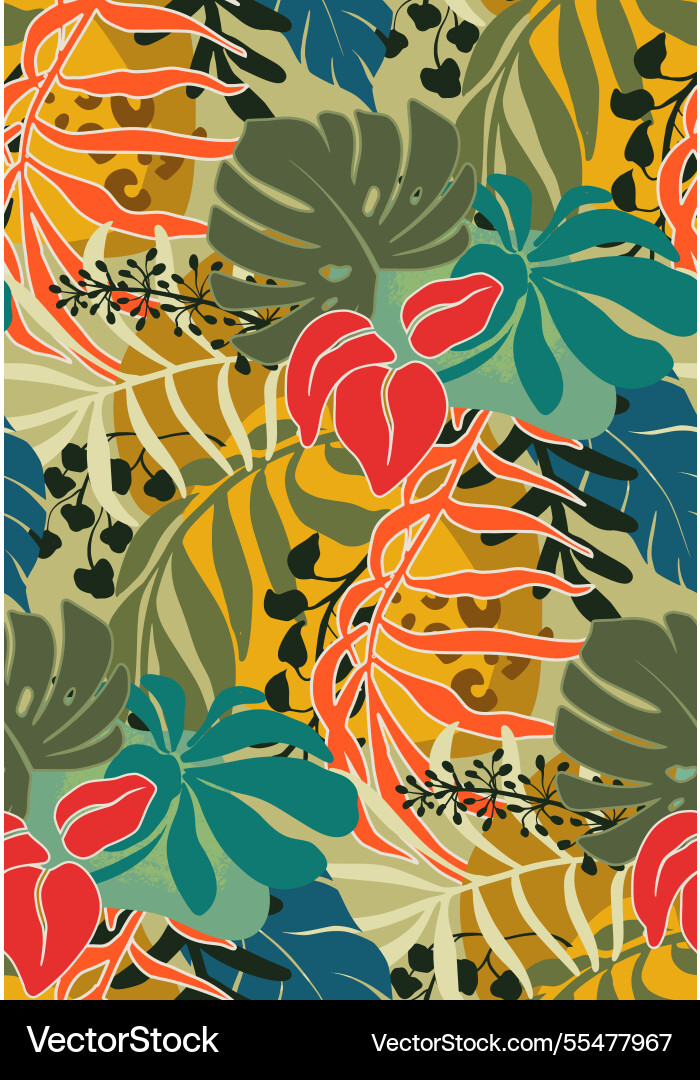 Bright seamless pattern with colorful Bright seamless pattern with colorful vector image
