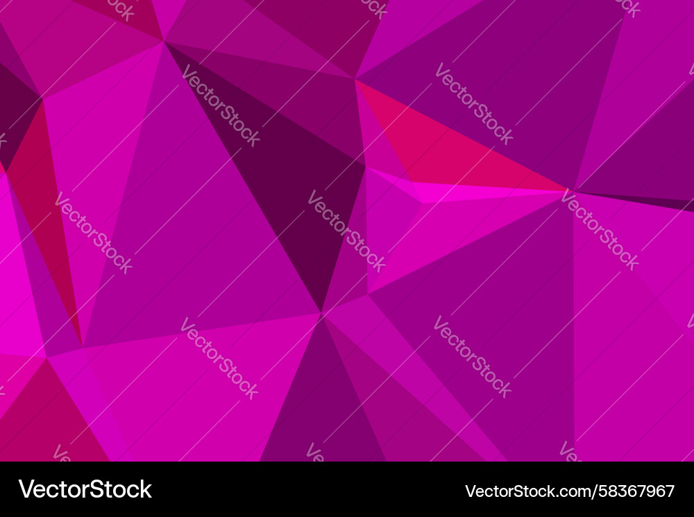 Gradient Polygonal Abstract Mosaic Vector Image