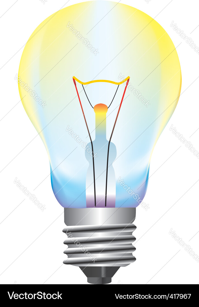 Light bulb Vector Image